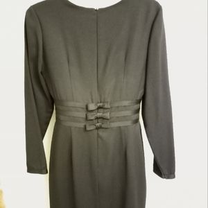 Misty Lane LBD w/ Bows&Satin Trim